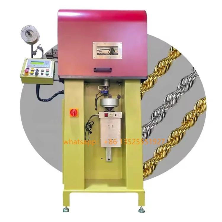 Laser Welding Jewelry Chain Making Machine Mini Rope Chain Making Machine