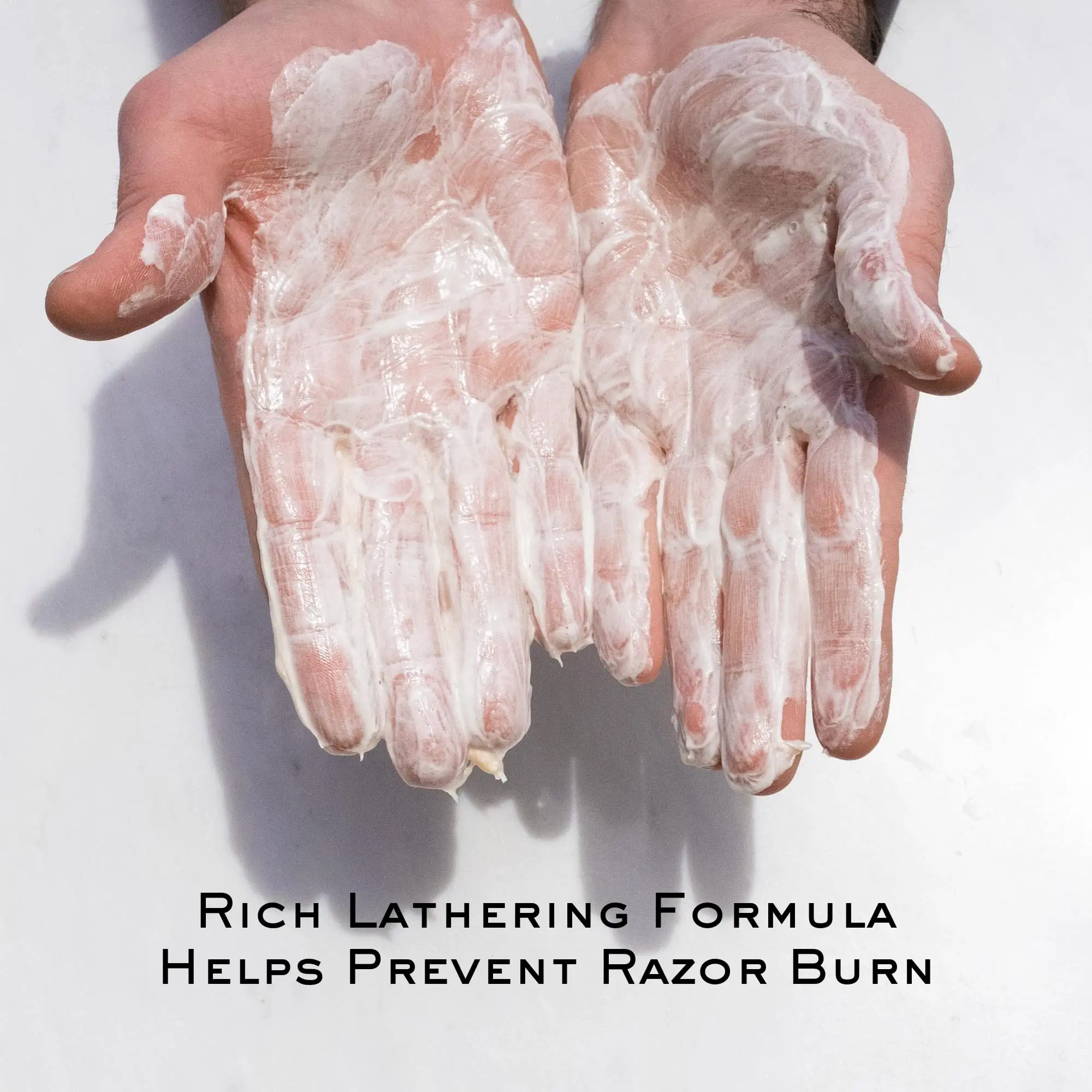 100ML shaving cream How easy the foam is to clean