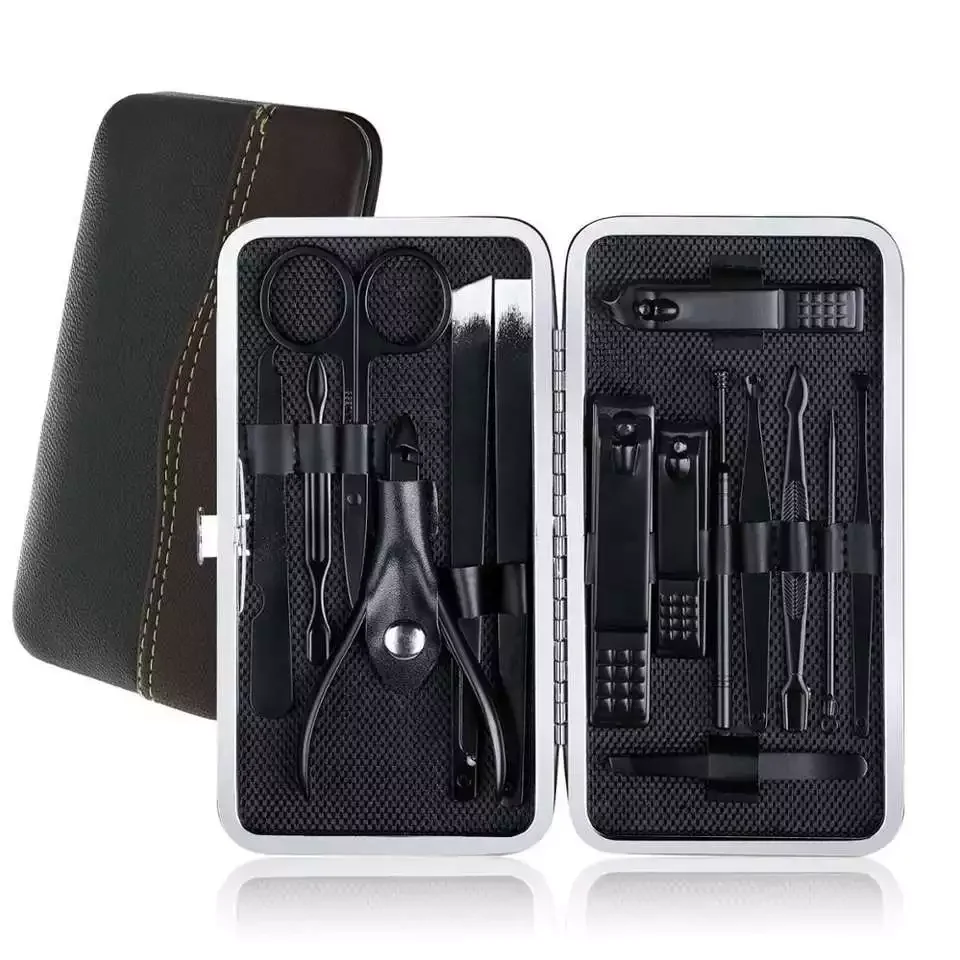 High Quality Stainless Steel Manicure Pedicure Set Nails Care Trimmer Acne Needles Thick Toe Nail Cutter Clipper
