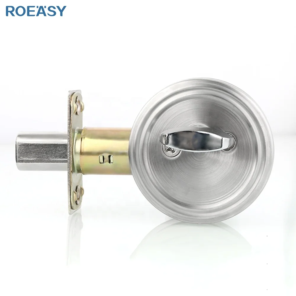 Roeasy high quality stainless steel deadbolt lock bathroom single cylinder dead bolt door lock