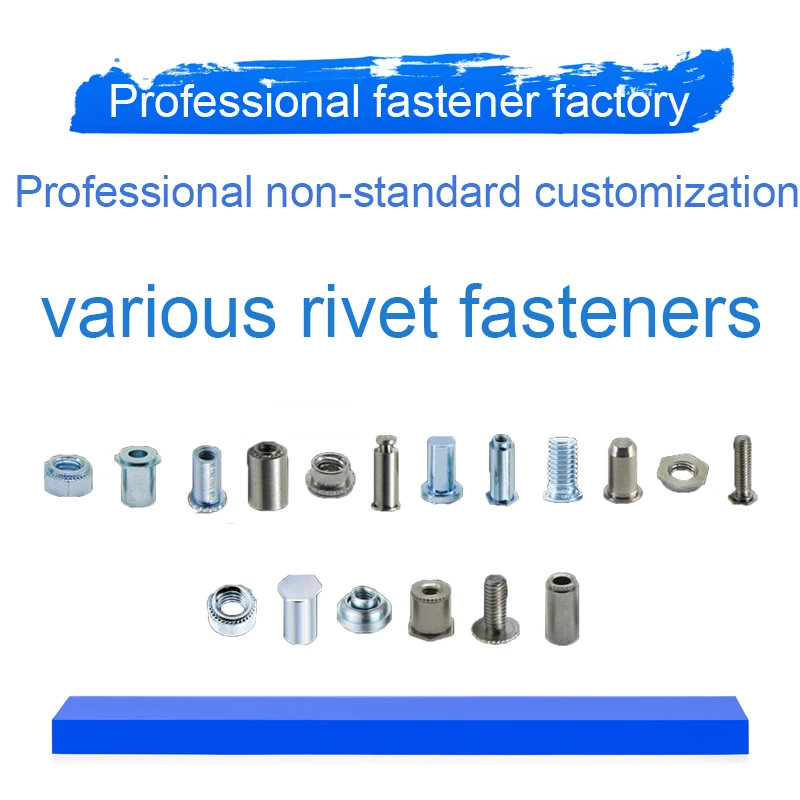 Stainless Steel Rivet Nut Fasteners Sheet Metal Nuts Nuts - Type S, CLS, -M3M4M5M6M8M10