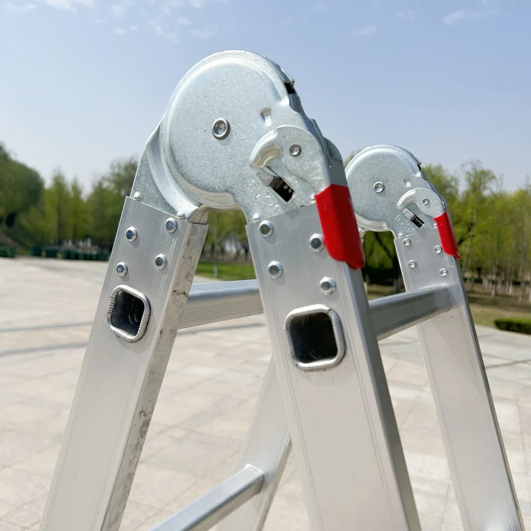 Multipurpose ladder 4x4steps Aluminum Multipurpose Folding Ladder