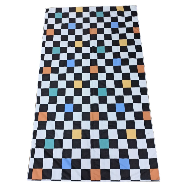 Yoga towel non slip microfiber yoga towel printed non-slip yoga hand towel