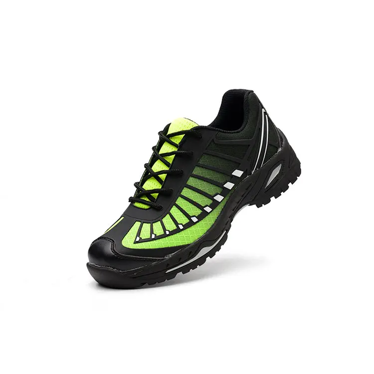 Green Shock Absorption Leisure Premium Smash-proof Safety Shoes