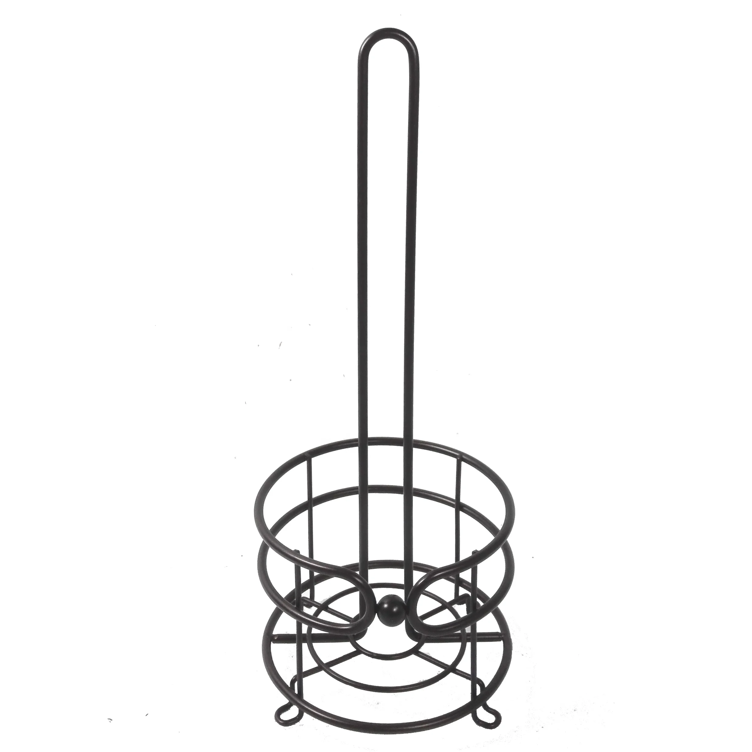 Bathroom Storage Paper Towel Stand Metal Rack Shelf Toilet Roll Paper Holder