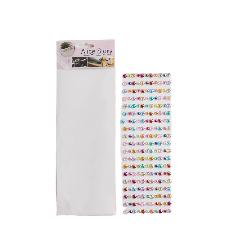 Custom Crystal Decoration Stickers Colorful Decoration Diamond Stickers DIY Decoration Stickers
