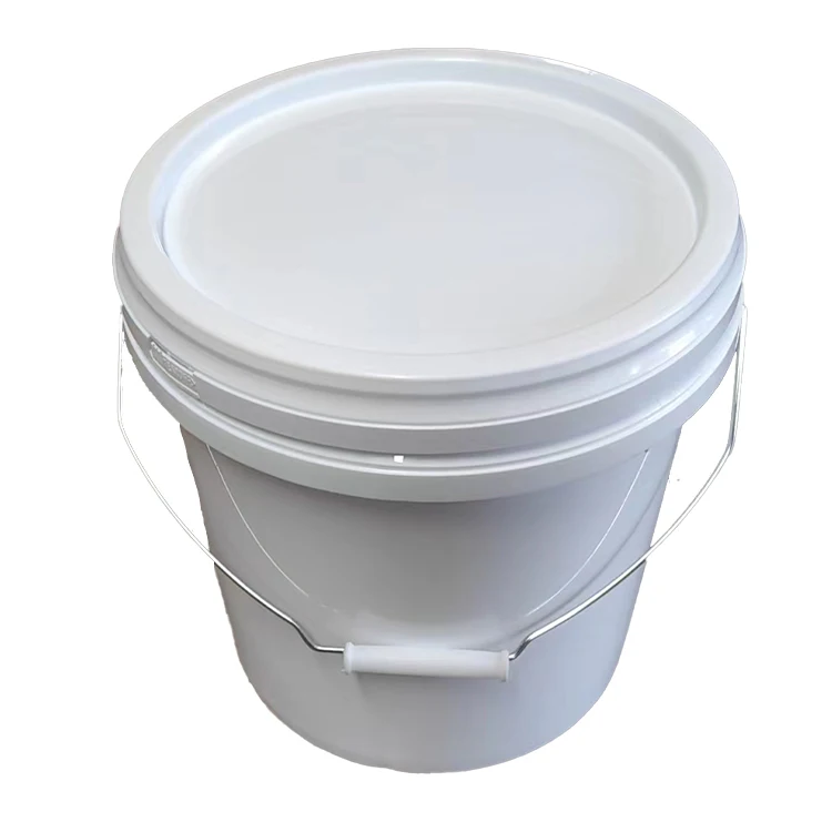 Customized Color Pail Food grade 20L 30L 35L PP plastic bucket With Plastic Handle Lid