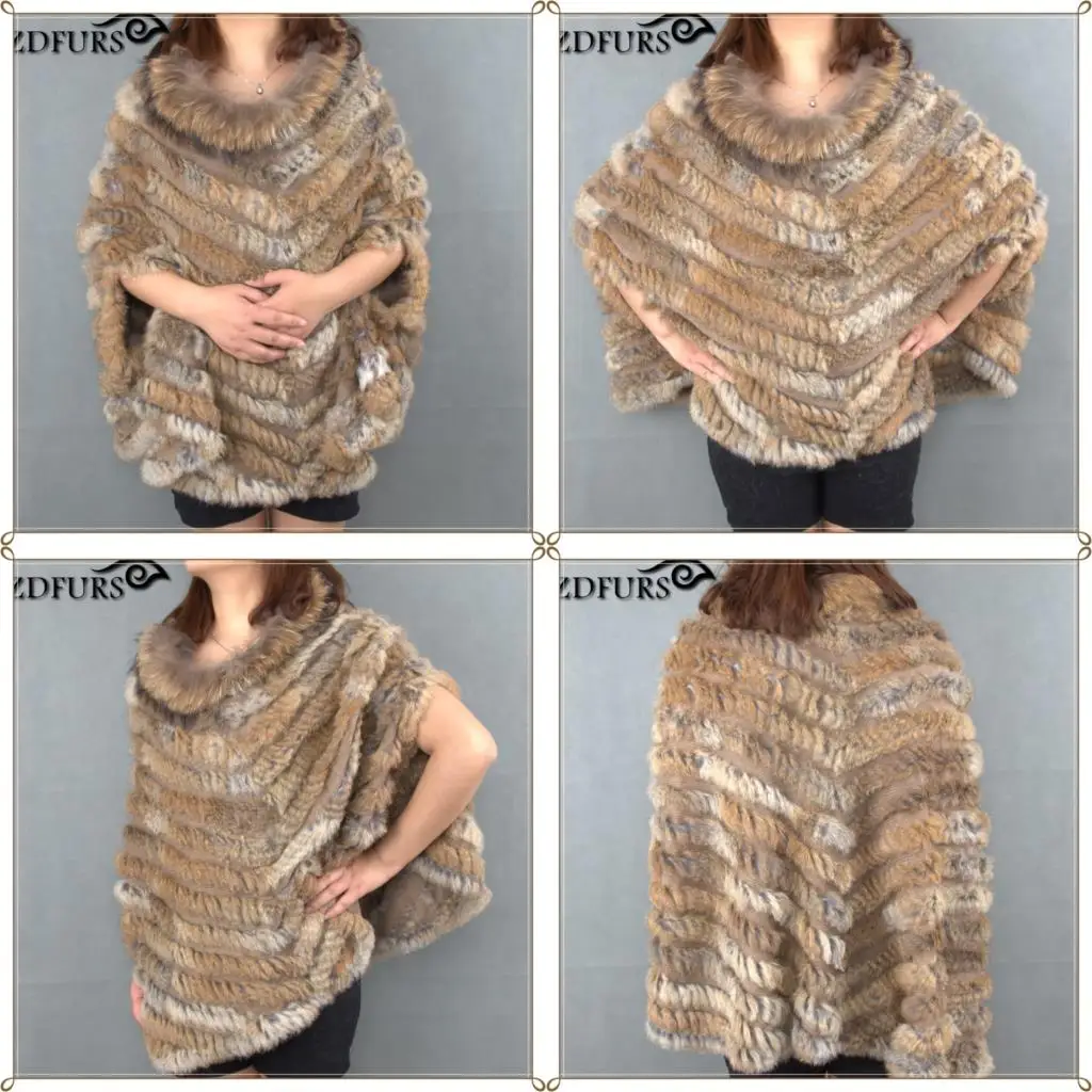 rabbit fur shawl