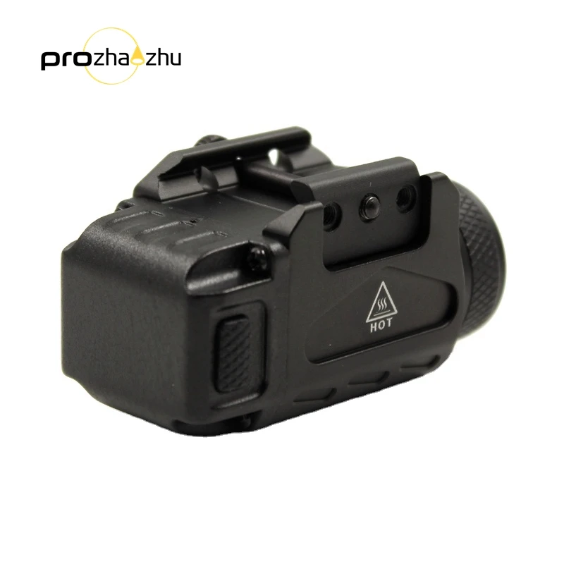 Mini Rails mounted Light IP65 Waterproof 600 Lumen CR123A LED tactical flashlight hunting accessories