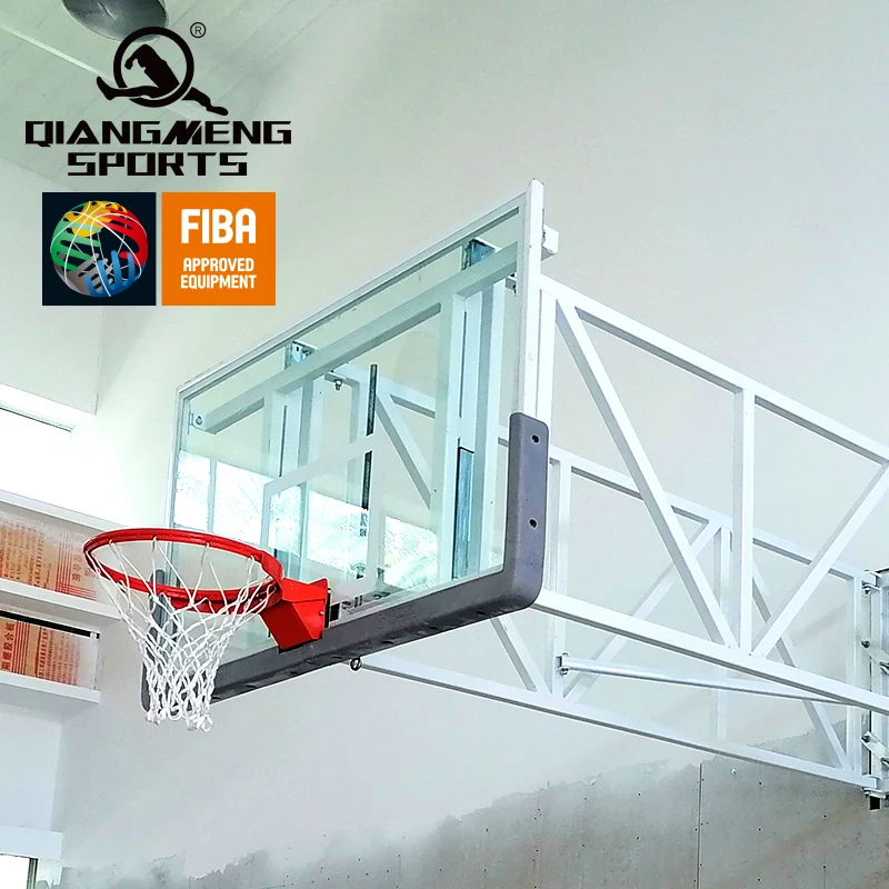 Young King/Best selling  Manual style adjustable wall mounted basketball hoop indoor basketball hoop for team sports