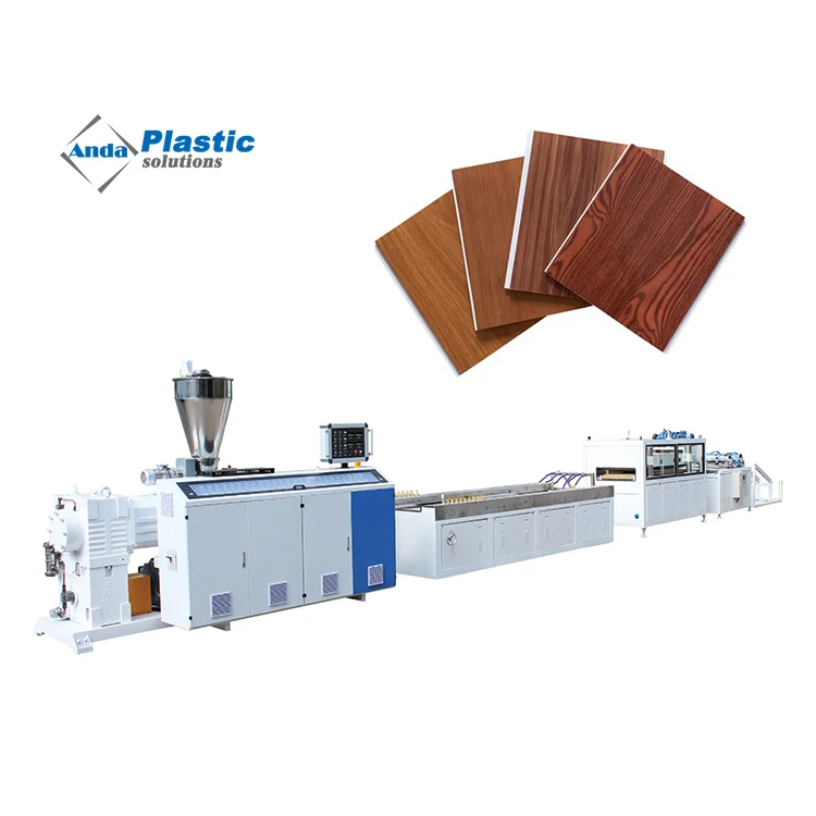 wall panel production line upvc wall panel machine