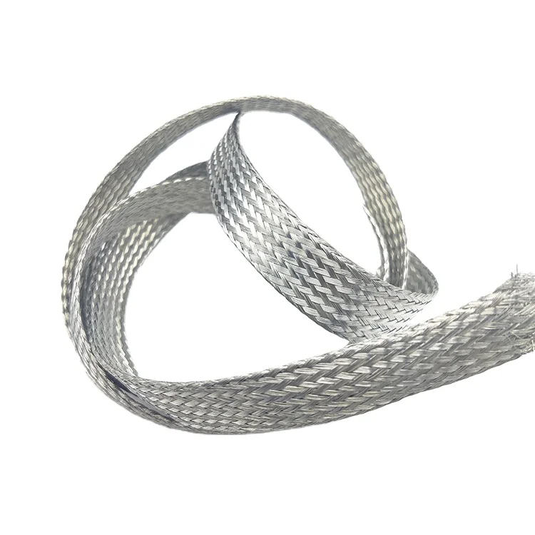 16sqmm copper braid wire 48*20/0.15 size 22*1.8 earth cable 4 AWG 120A copper sleeve C11000 99.9% high pure