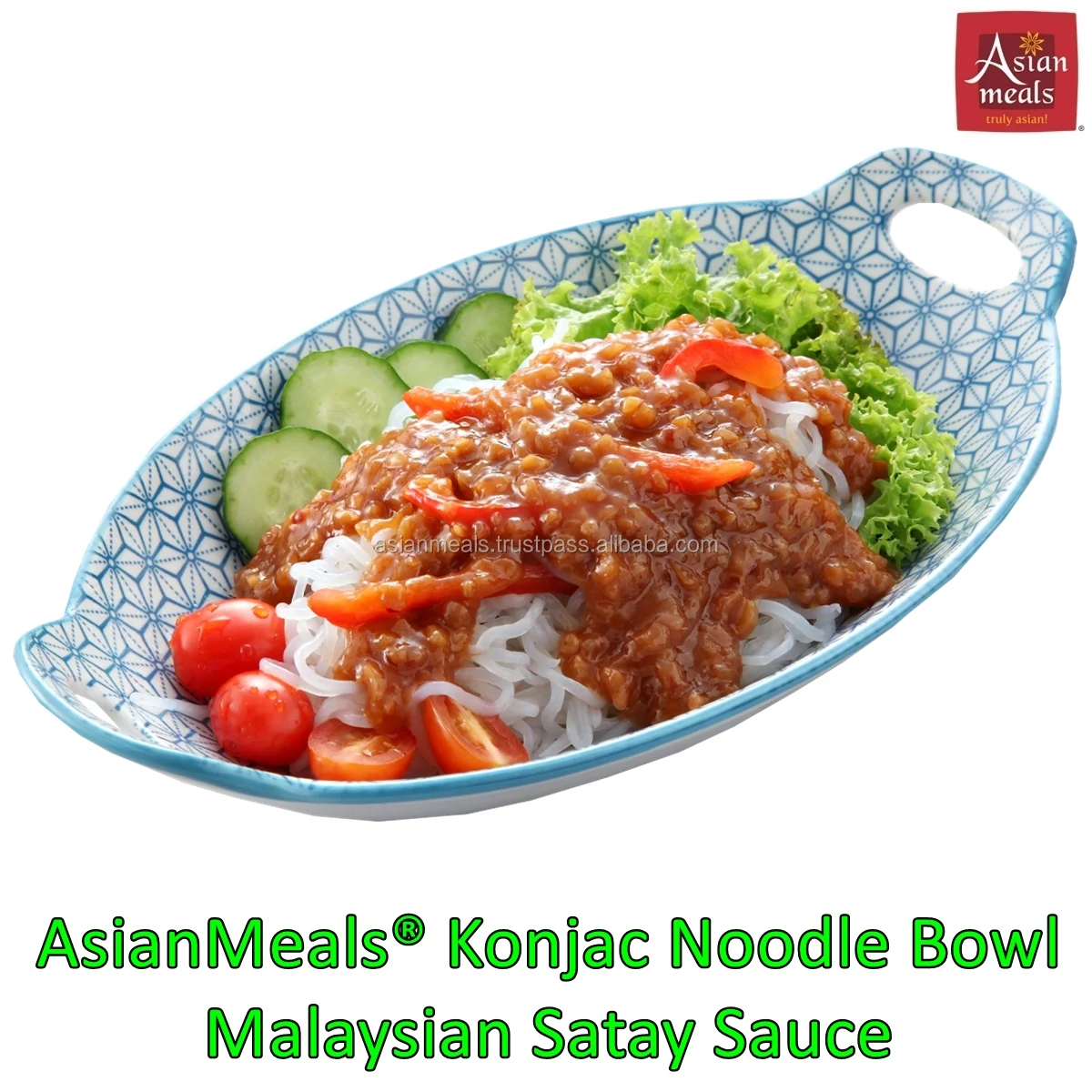  Лапша асианьская Konjac Yam миска халяльный Малайзийский соус Satay мгновенный Konnyaku