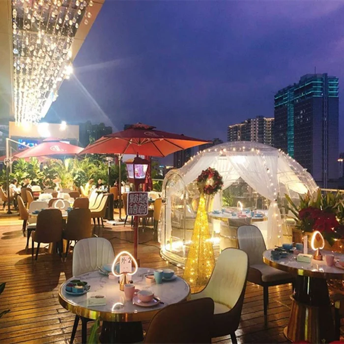 Outdoor Sunbathing Transparent  Bubble Dome tent for Glamping