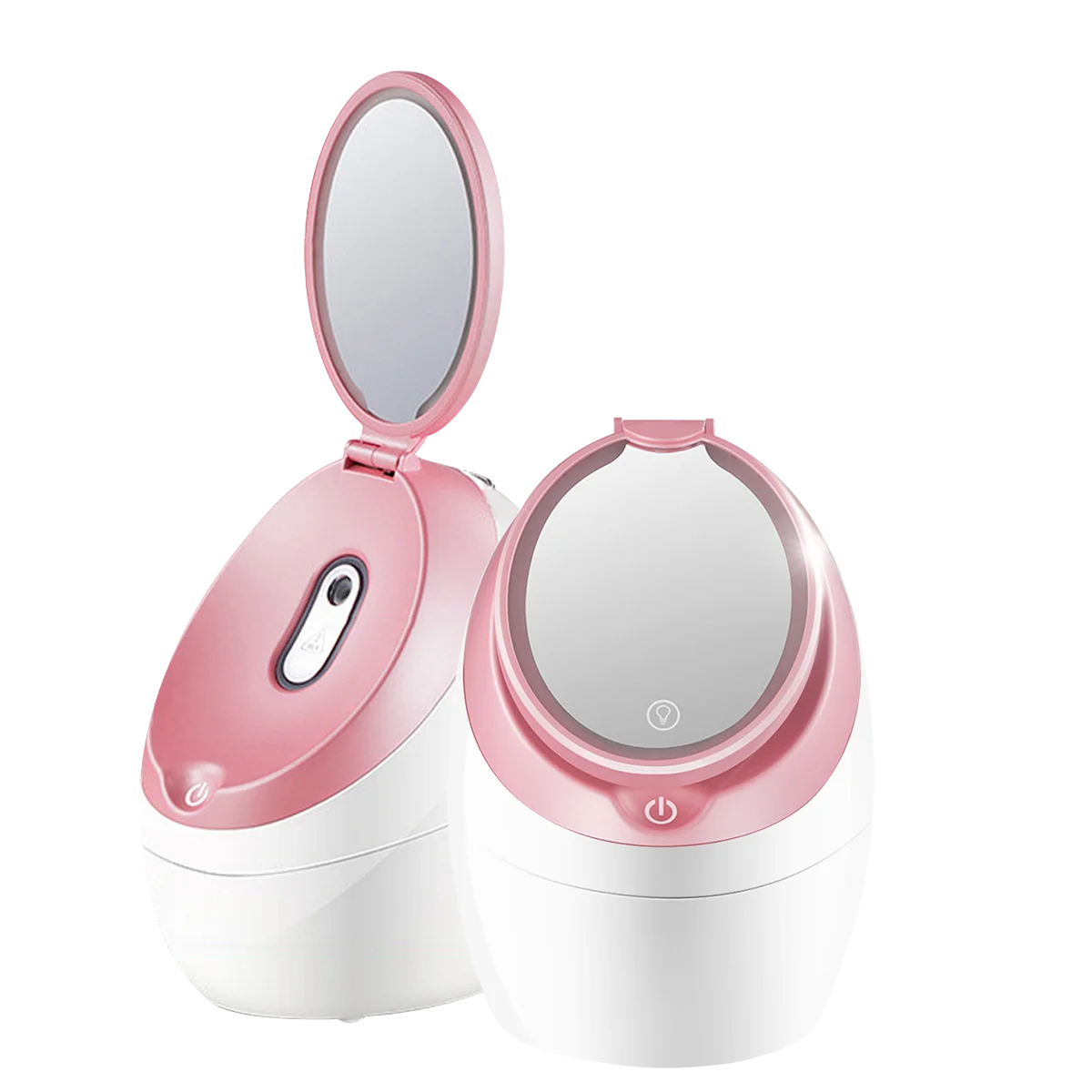 Beauty Face Steaming Deep Cleaning Portable Face Spa Sauna Warm Steam Moisturizing Nano Ionic Facial Steamer Mirror
