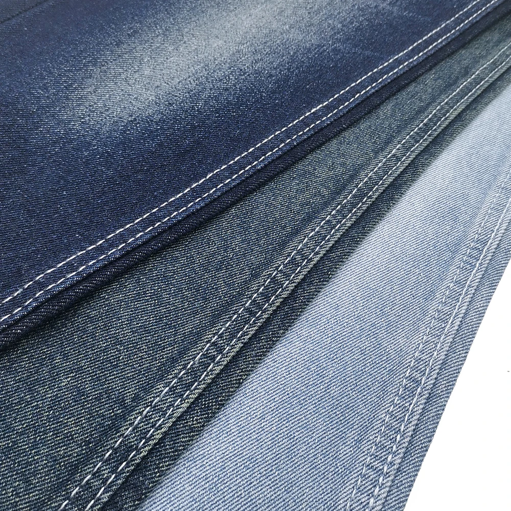13oz TR Denim Fabric with Crosshatch Slub 100 Cotton Denim Fabric Hot Selling in India 3SB3082
