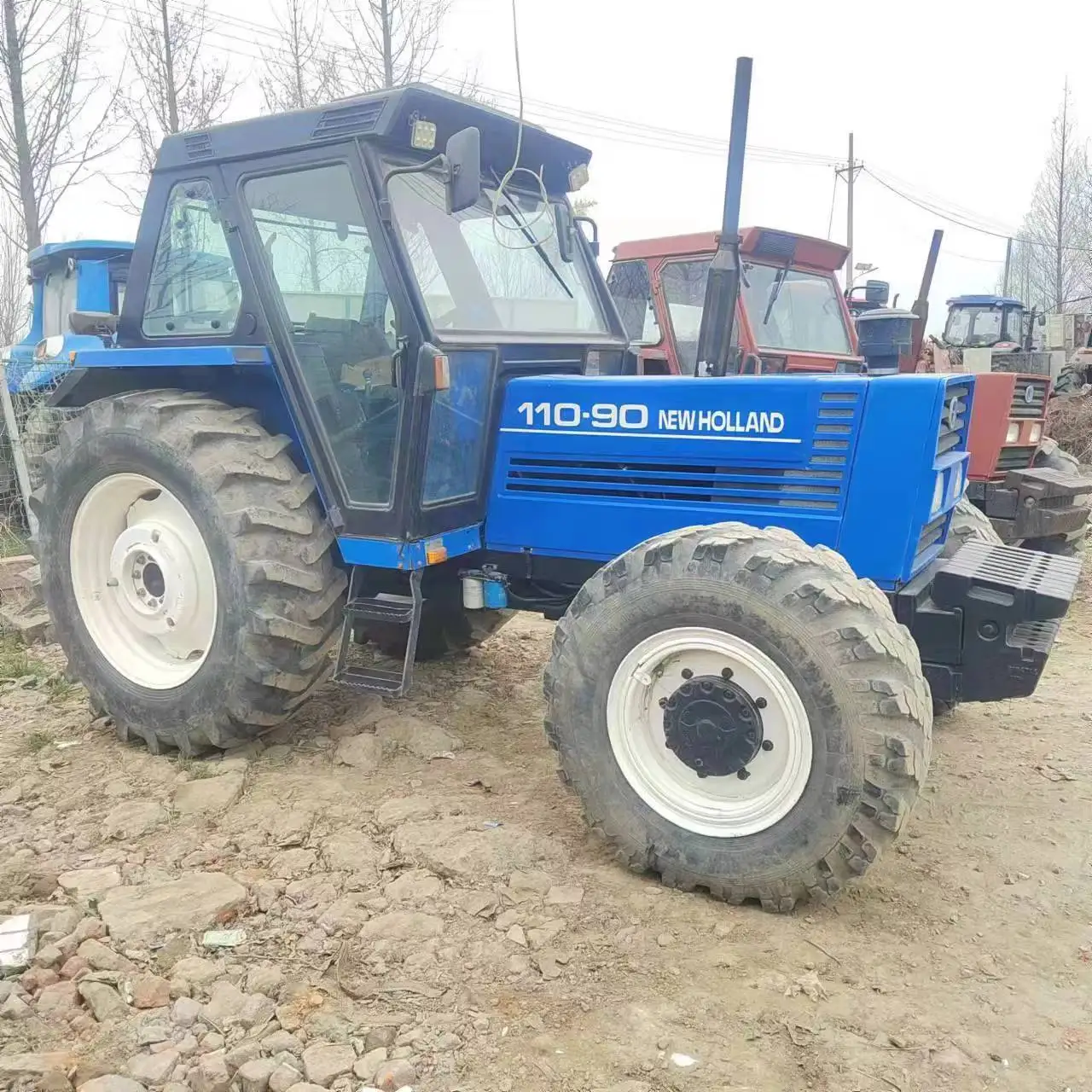 Used Tractor Fiat New Holland 110 -90 cheap price Italy origin in good working condition
