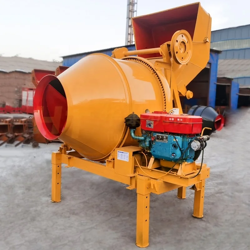 Rent JZC350 Diesel Concrete Cement Slurry Mixer and Pump 350 Liter