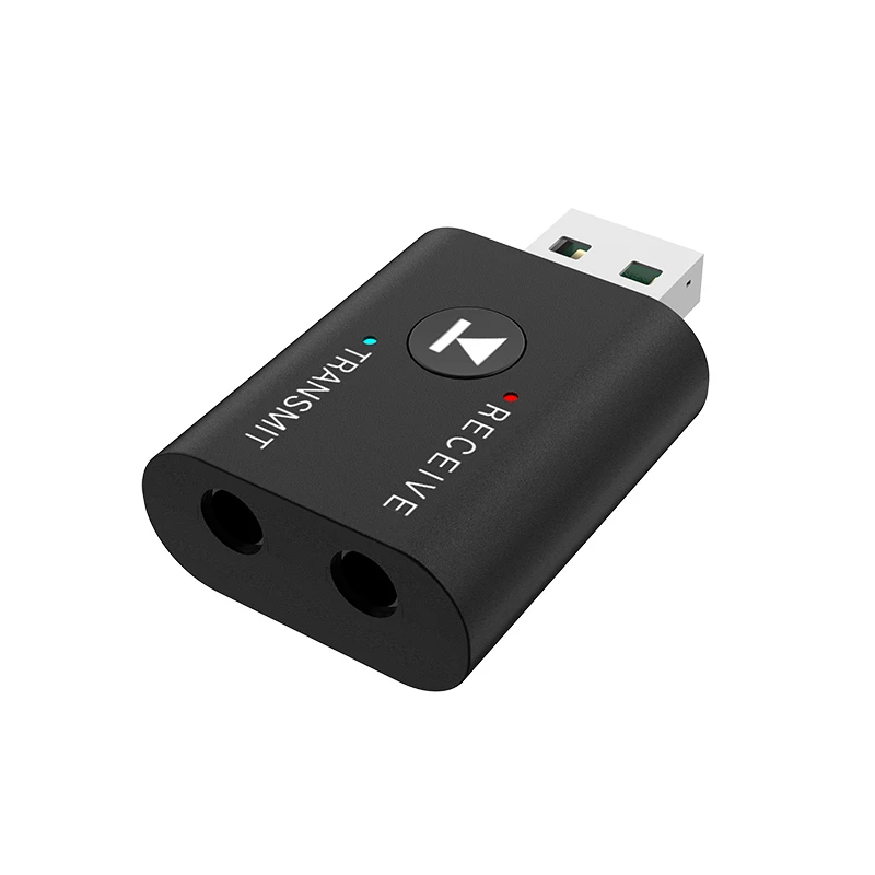 2 IN 1 USB Wireless 3.5mm Aux Transmitter Receiver Bluetooth Music Audio Adapter