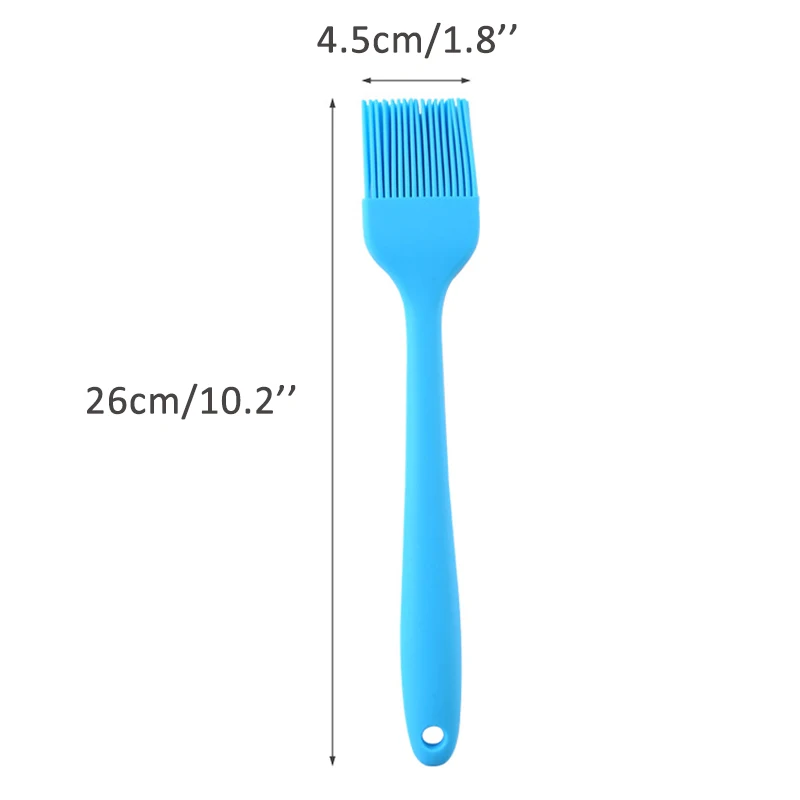 10 Inch Heat Resistant Basting Pastry Brush Food Grade Kitchen Silicone Baking Oil Brush