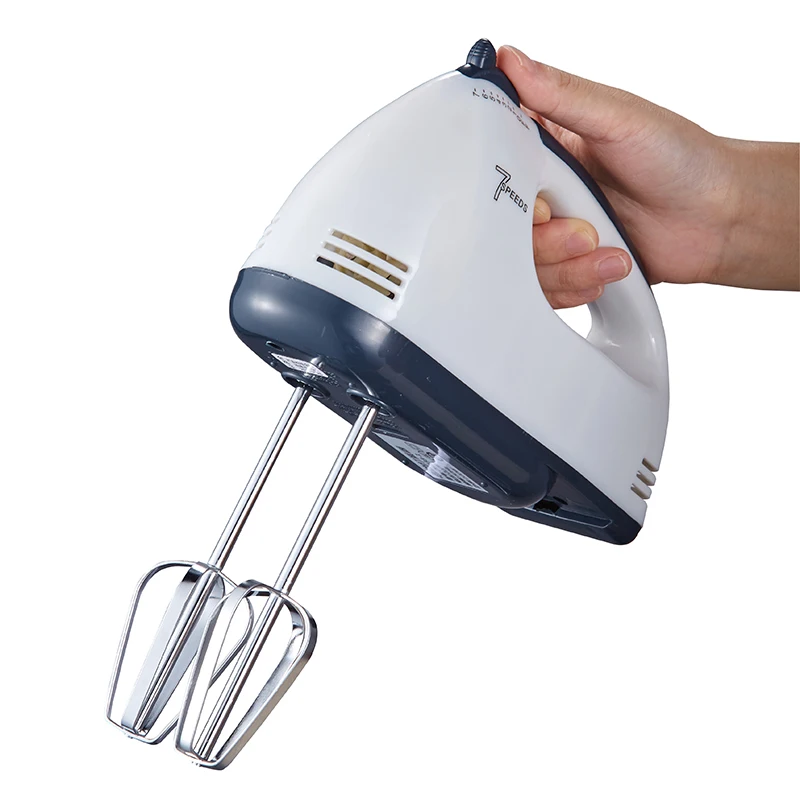 7 Speeds Dough Cake Hand Elwctric Stand Mixer/Egg Beater With 2.0L Stainless Steel Ss Mixing Bowls