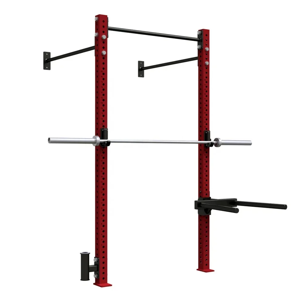 cross training 10ft Wall Mount Rig Single Station multi functional Wall Mounted rigs and racks lane Competition Rigs