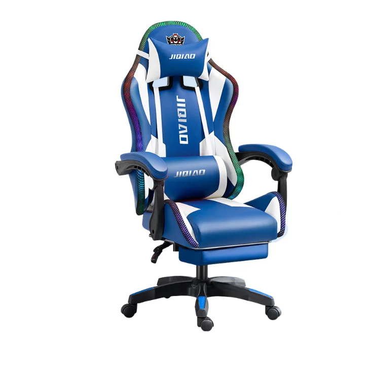 home office ergonomic  racing style comfortable leather  computer swivel chair silla gamer gonomic gaming chairs with footrest