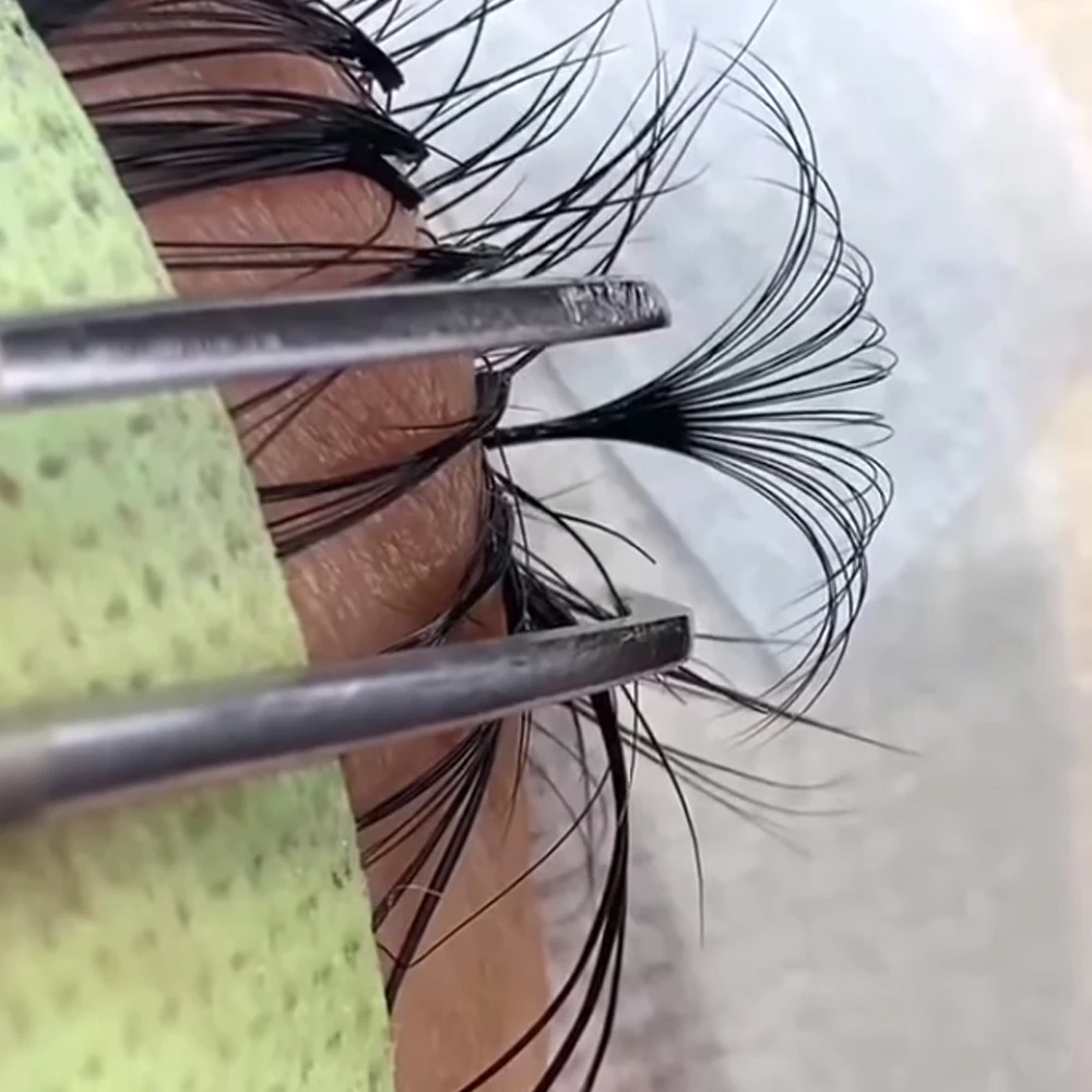 J B C D Curl 8-25mm Black Matte Easy Fan Private Label Cashmere Lash Trays Premium Russian Volume Eyelash Extension