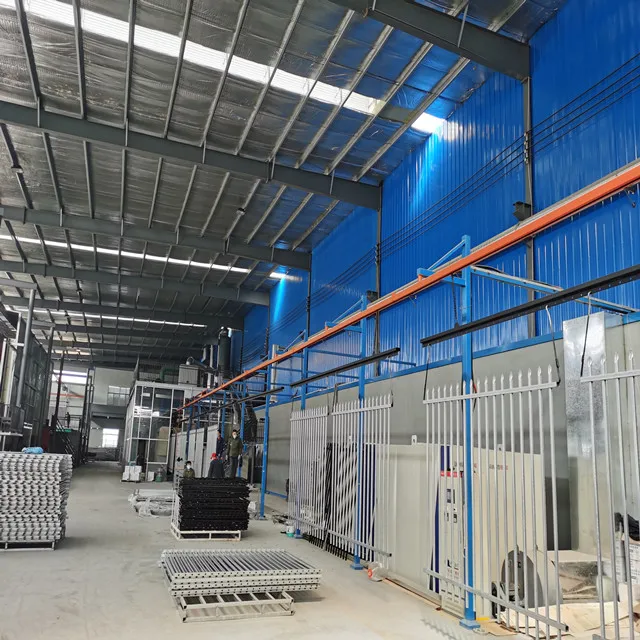 metal gate Residential Cheap Price Ornamental wrought iron fence garden fence