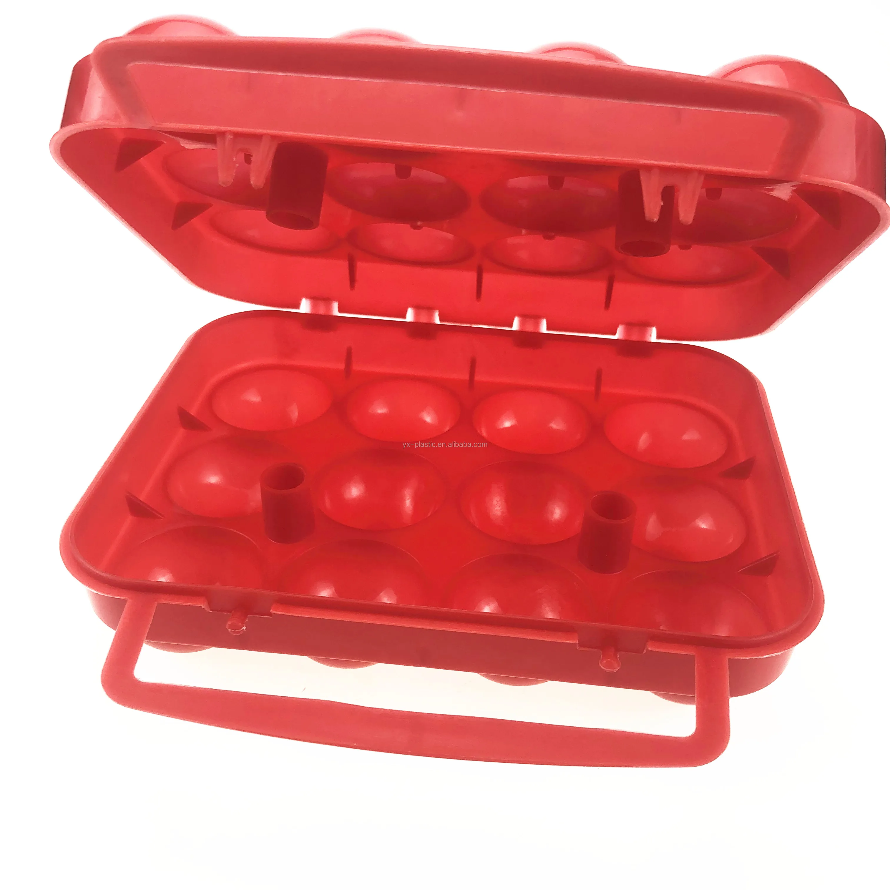 plastic egg shape container for storage and carrier