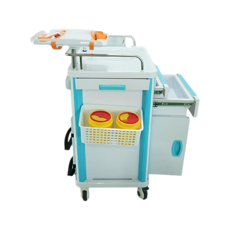 Hot Selling Product Emergencey Medical Trolley Cart Hospital Emergency Trolleys