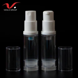 Empty Refillable Plastic Airless Vacuum Pump Bottle Cream Lotion Sample Packing Toiletries Liquid Storage Container