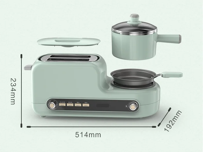 
The hottest selling three in one breakfast machine multi functional baking machine 