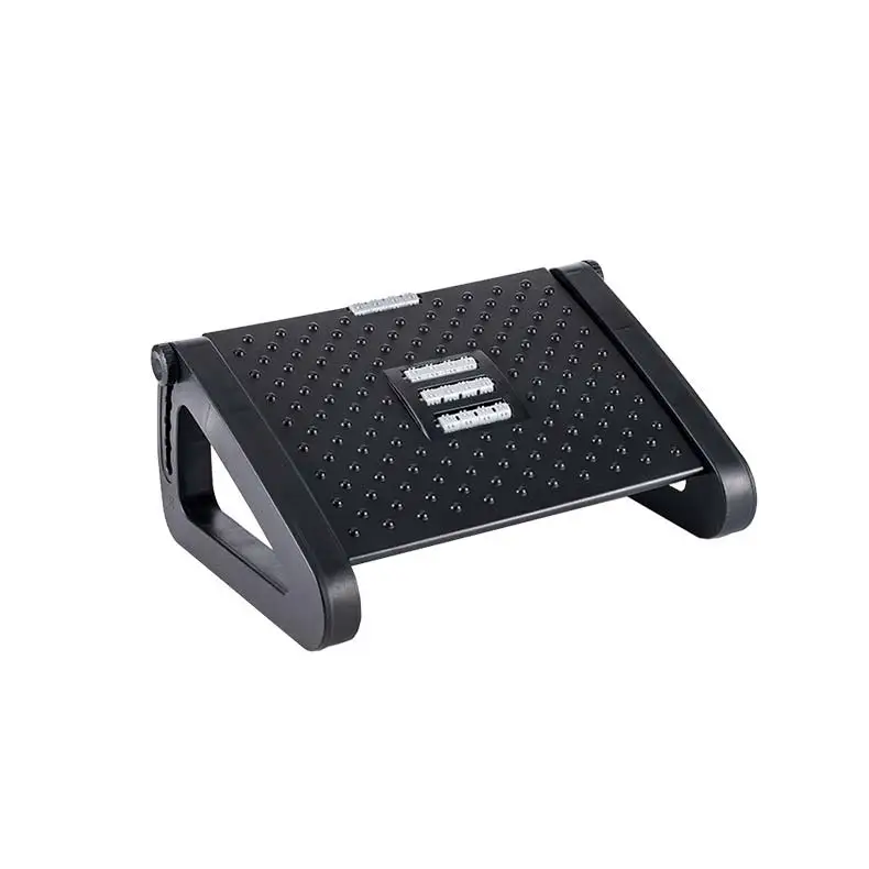 Foot Rest for Under Desk, Foot Stool -6 Height Adjustable with Massage Surface and Roller for Home Office