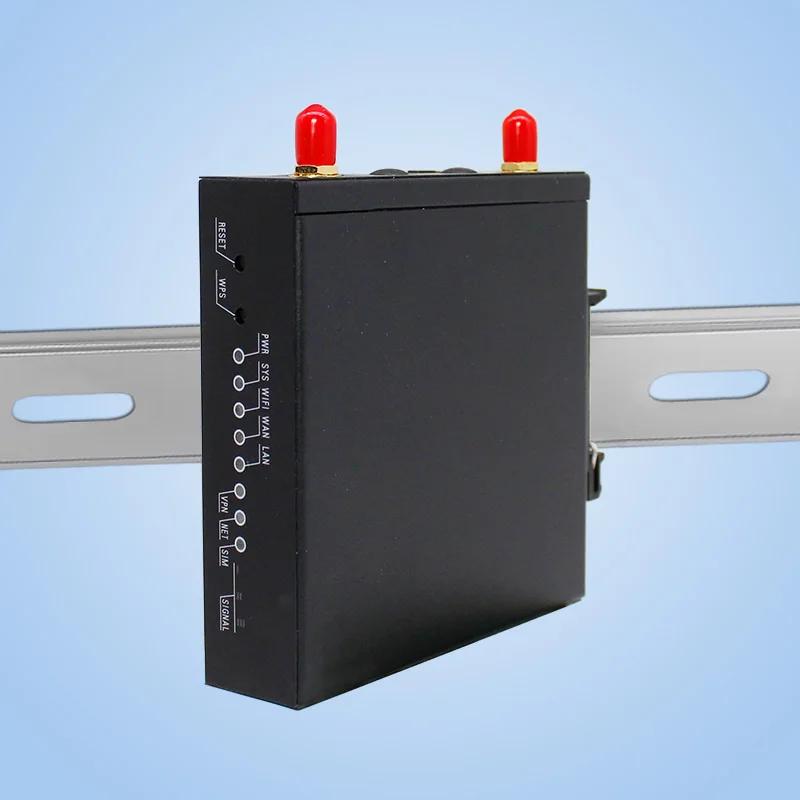 RTS Oem Industrial 3G 4G Lte Router Mt7628 150Mbps Openwrt 4G Cellular Cpe Wireless Router With Sim Card Slot With Guide Rail