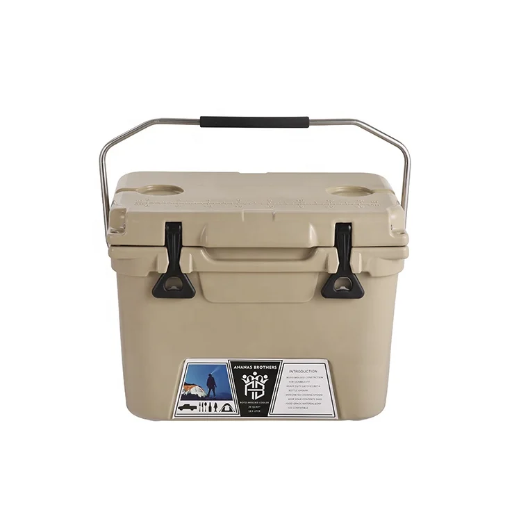 Custom 20L 45L 65L 110L 145L Camping rotomolded cooler with Bottle Holder