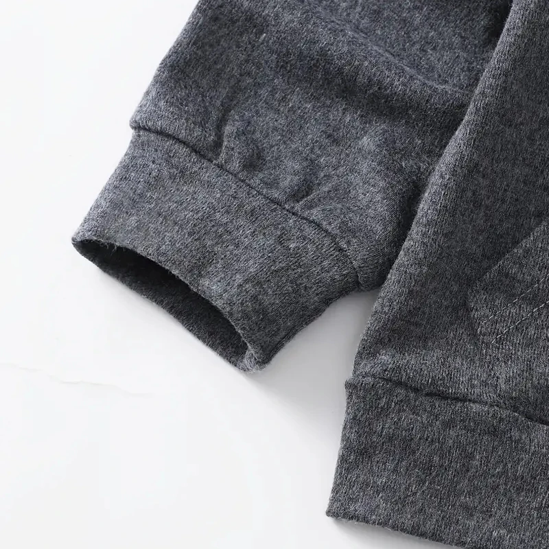 Kids Soft Comfortable Blank Sport Jogger Little Boys Clothing Sets Two Piece Sports Leisure Wear