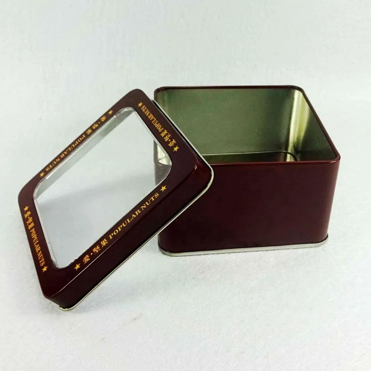 Custom Design New Square Candy Japanese Gift Tin Boxes