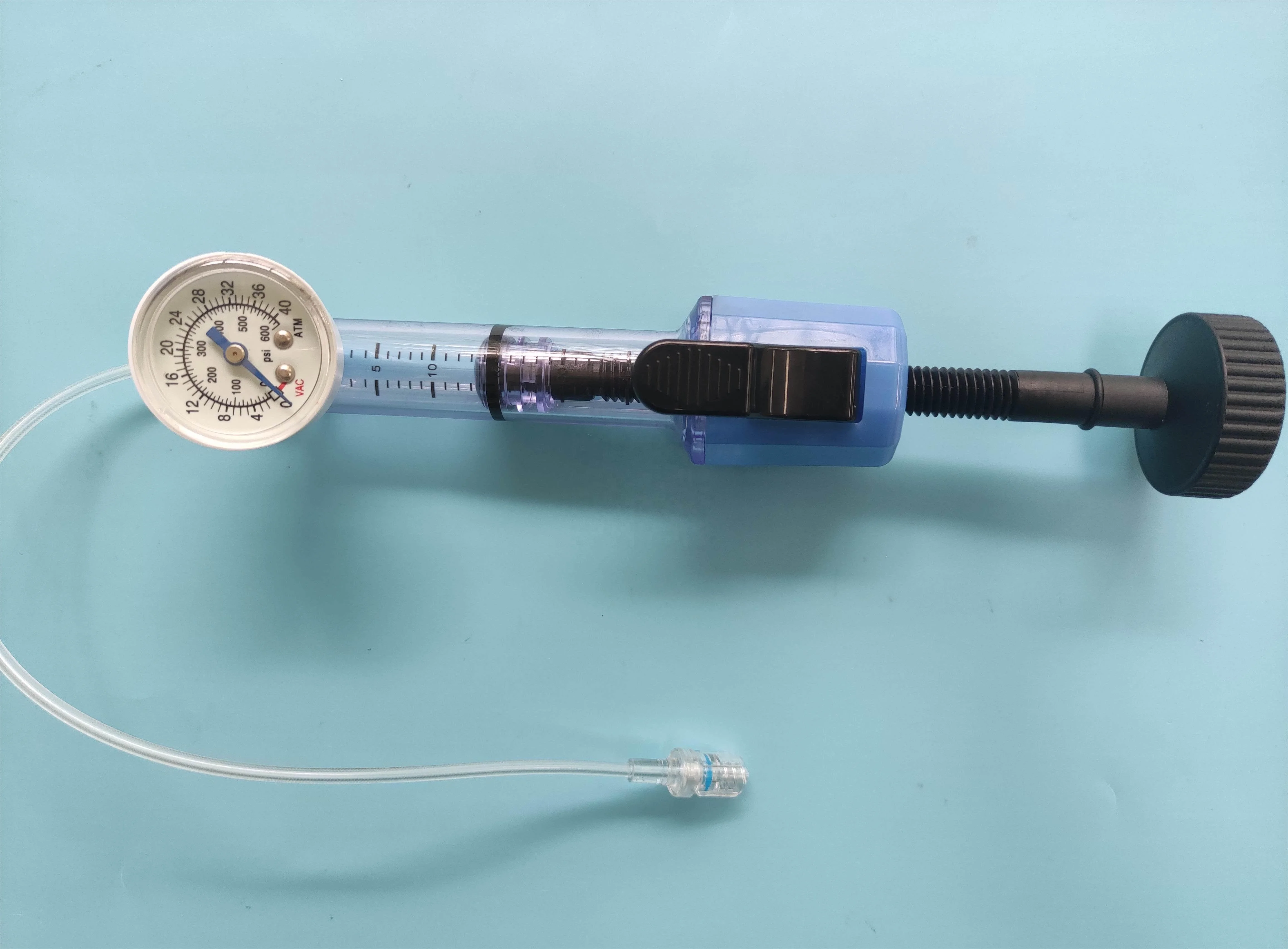 Tianck Medical factory ce iso disposable cardiology consumables 40 ATM balloon inflation device