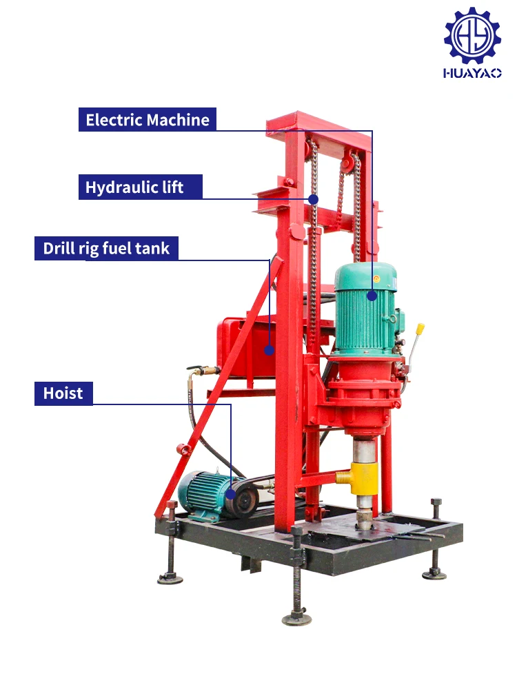 core drilling rig small mini cheap price water well drilling rig in Russia
