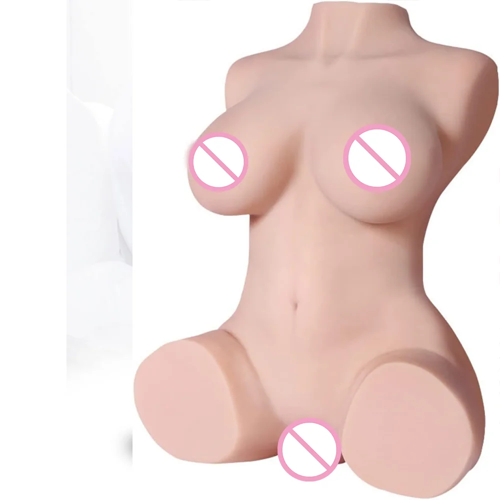 2024 Sex Doll Male Masturbator Lifelike Female Torso with Big Boobs Vagina Anal Adult Sex Toys for Men