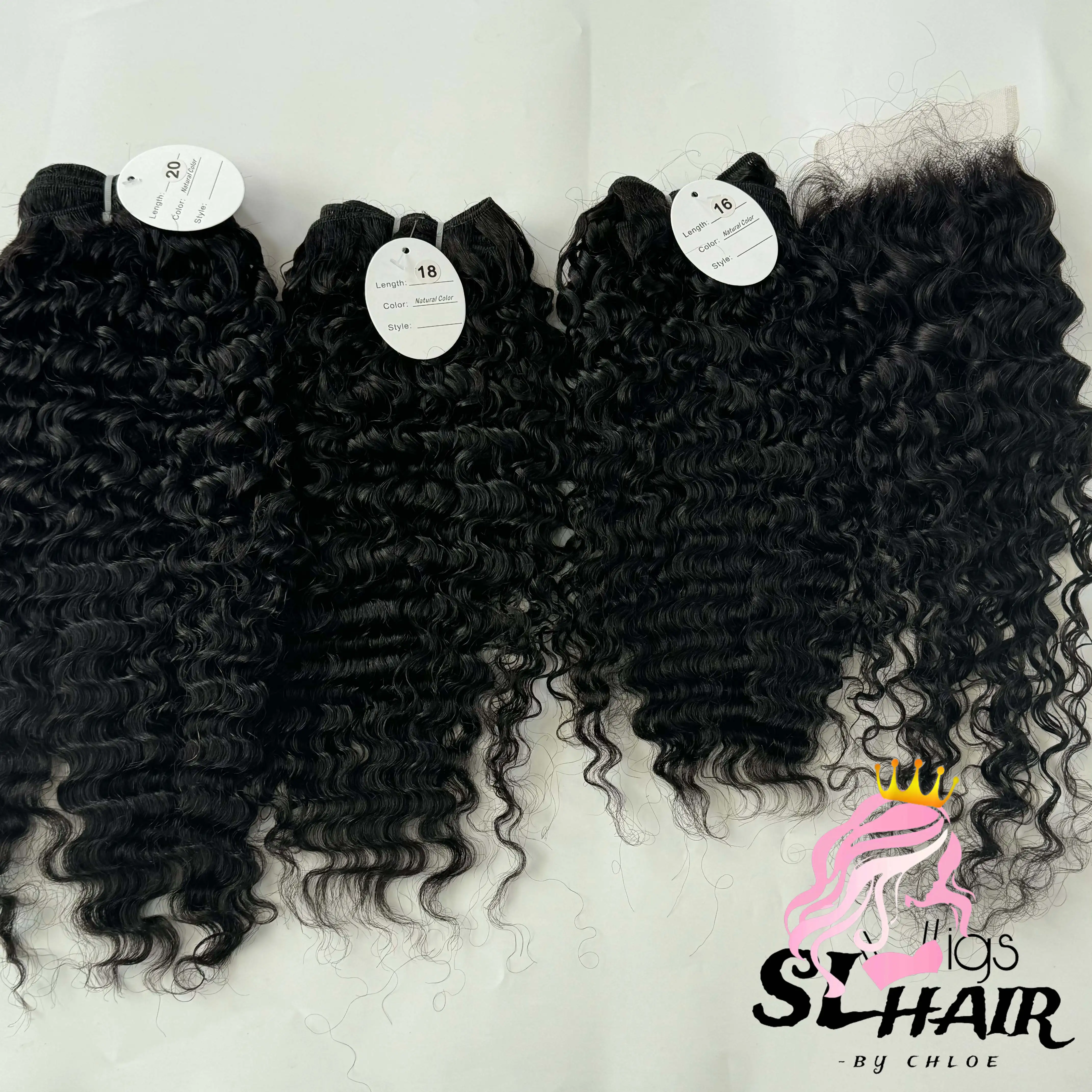 SL Vietnamese raw hair hd curly lace wigs raw Burmese curly hair Cambodian hair