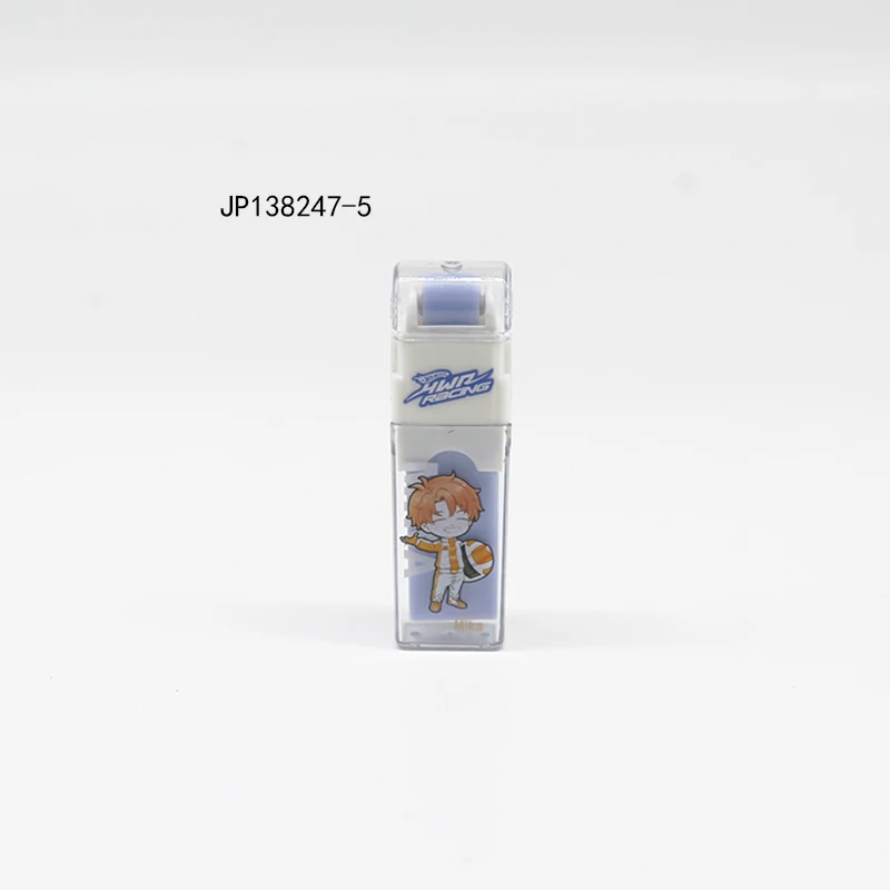 Kawaii stationery racing Cartoon Creativity Student Eraser cute stationery Supplies racing series Roller Eraser for ki