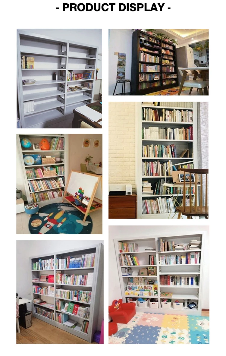 
Book Shelve University Bookshelfs Metal Bookcase Bookshelves Para Libros 5 Tier Bookshelf Shelf Multi-Function Creative 