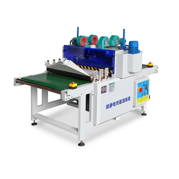 Cleaning machine for dust and static electricity in woodworking and furniture factory