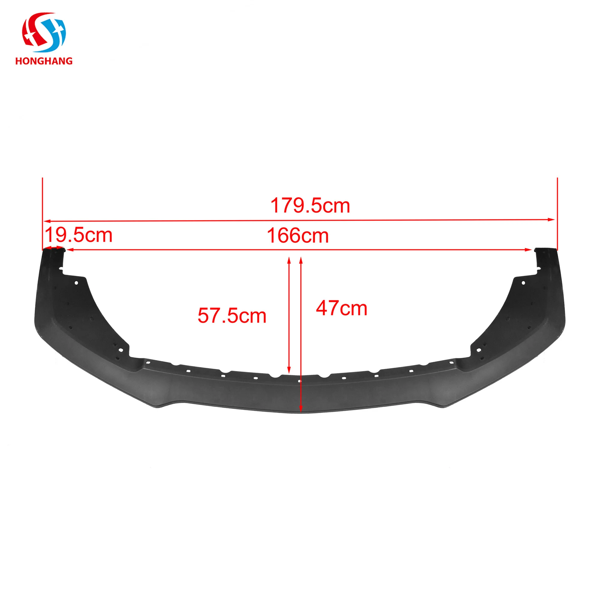 Wholesale Auto Tuning Parts Front Bumper lip Splitter For Ford Mustang 2015 2016 2017 2018 2019 2020 2021 2022