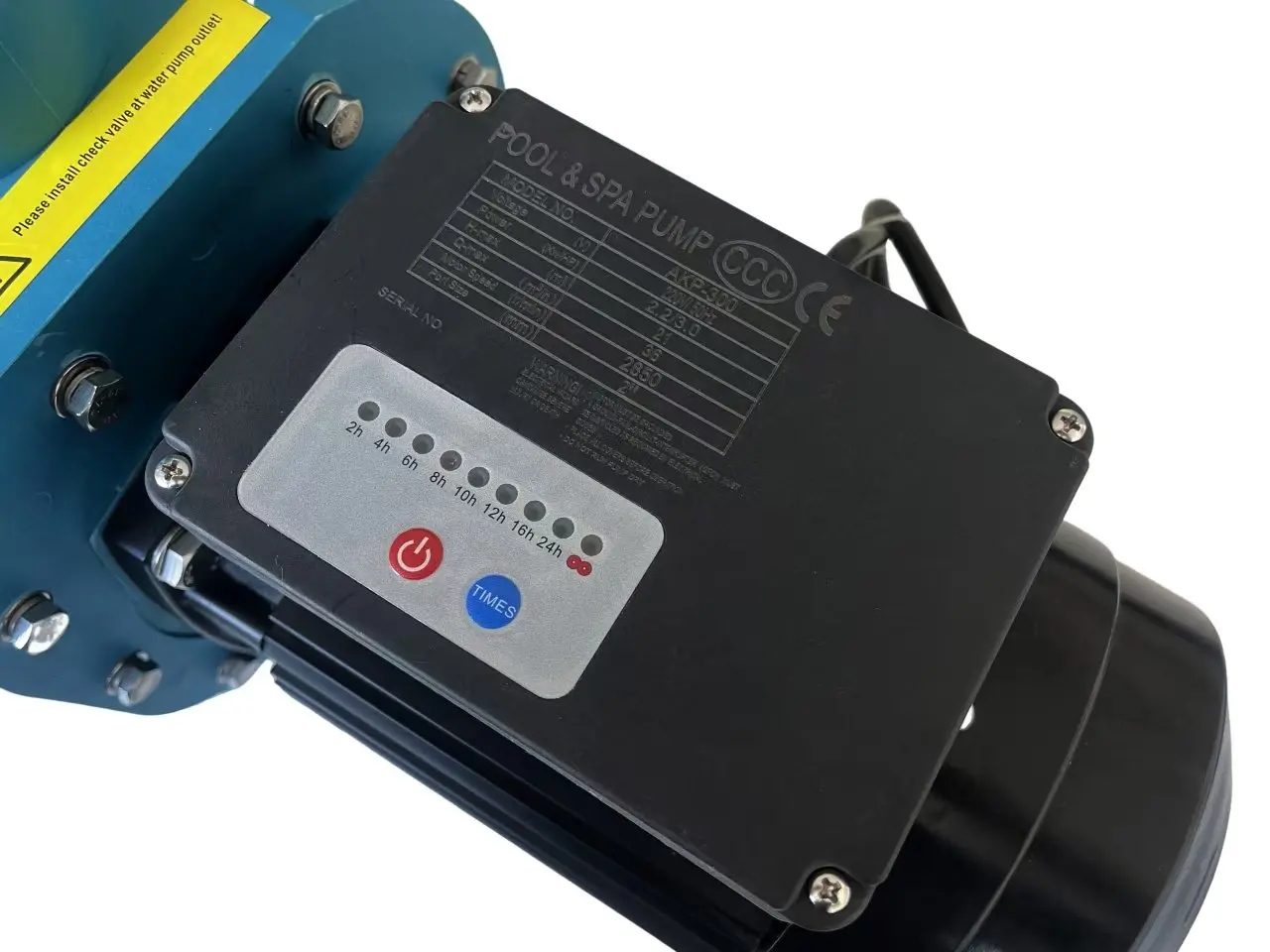 AKP-200 High Performance with time setting panel pool pump for Swimming pool Water Filter System