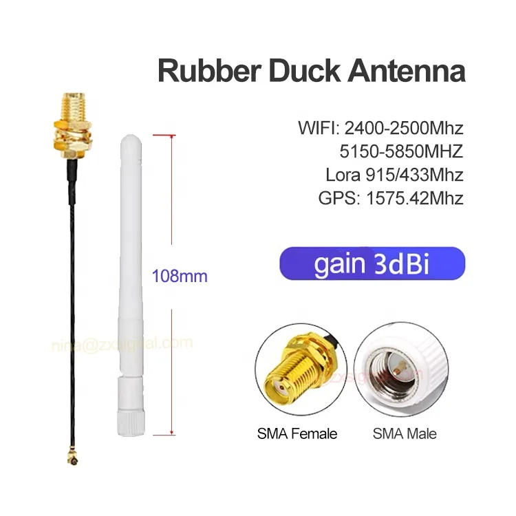 Wireless internal antenna WIFI/GPS/GSM/3G Combined Antenna SMA to IPEX connector