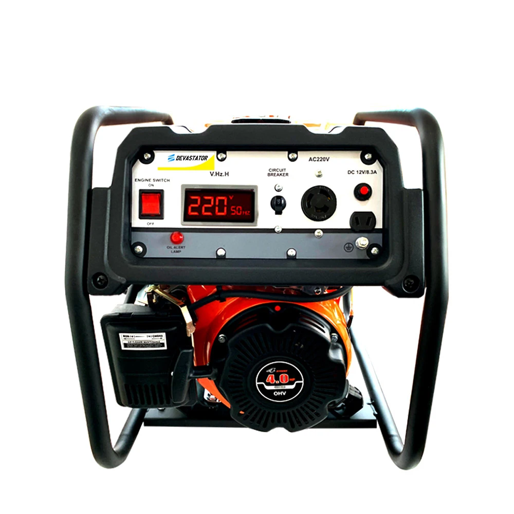 4HP 3kw бензиновый генератор 4-тактный 220 В бытовой открытый небольшой генератор новый Высокое качество Высокая мощность генератора