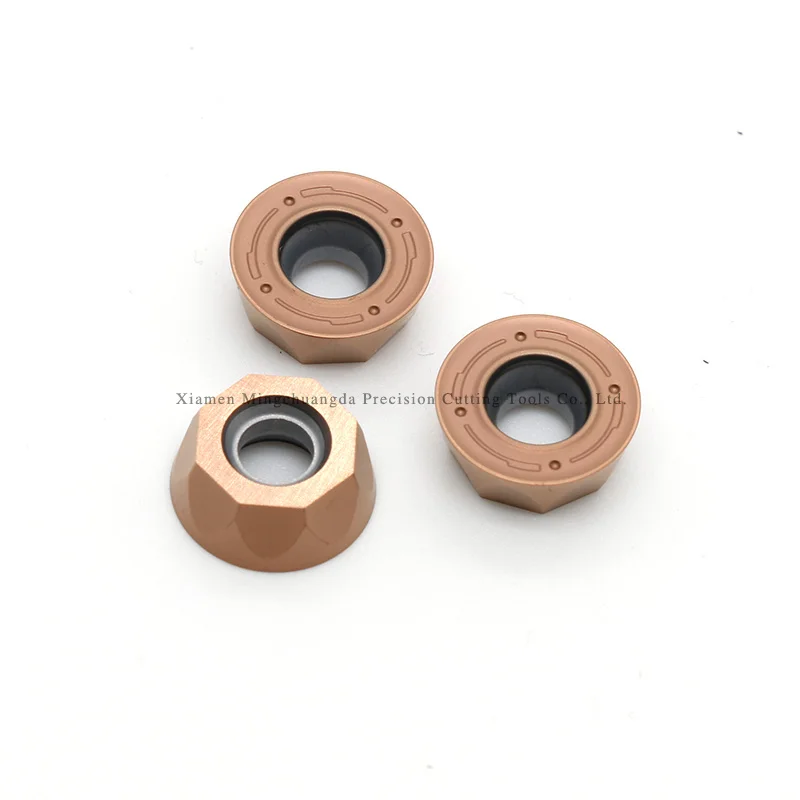 HADSTO RPMT1204MO-FM-HS5120 Round milling tool carbide milling cutter cnc milling inserts blade for High hardness steel parts